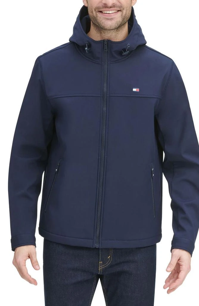 商品Tommy Hilfiger|Softshell Zip Hoodie,价格¥492,第1张图片