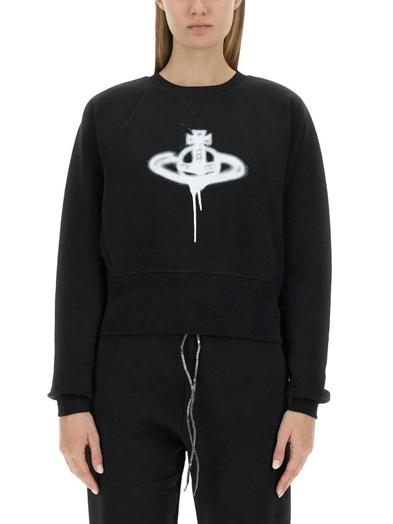 商品Vivienne Westwood|VIVIENNE WESTWOOD ORB SPRAY SWEATSHIRT,价格¥1828,第1张图片