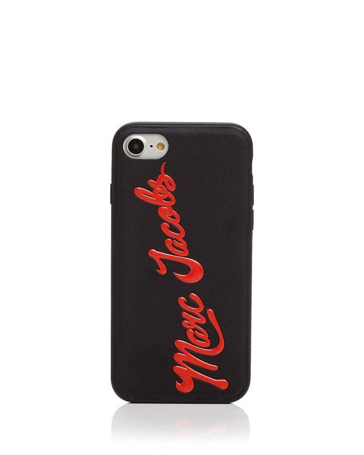 商品Marc Jacobs|MARC JACOBS Glossy Marc Embossed iPhone 7/8 Case,价格¥225,第1张图片