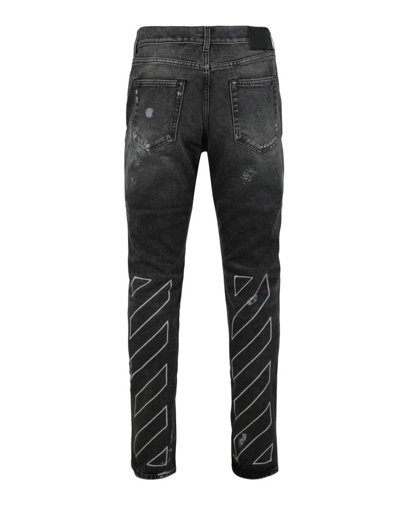 商品Off-White|Diag-Outline Skinny Jeans,价格¥2504,第2张图片详细描述