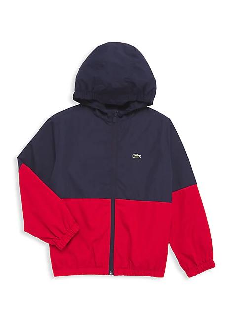 Little Boy's & Boy's Logo Water-Repellent Windbreaker商品第1张图片规格展示