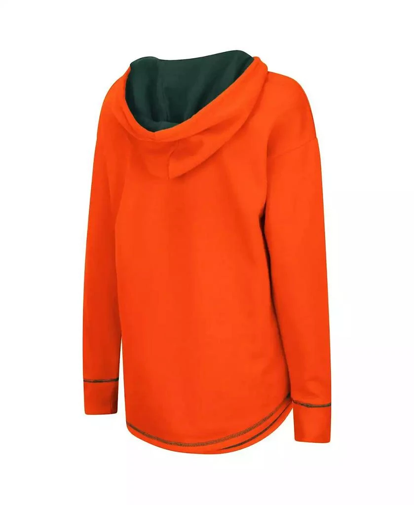 商品Colosseum|Women's Orange Miami Hurricanes Tunic Pullover Hoodie,价格¥278,第3张图片详细描述