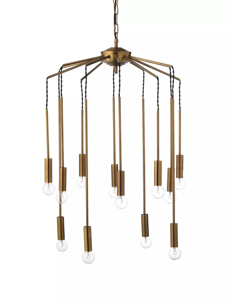 商品Jamie Young Co.|Cascade Antique Brass Chandelier Light,价格¥7221,第1张图片
