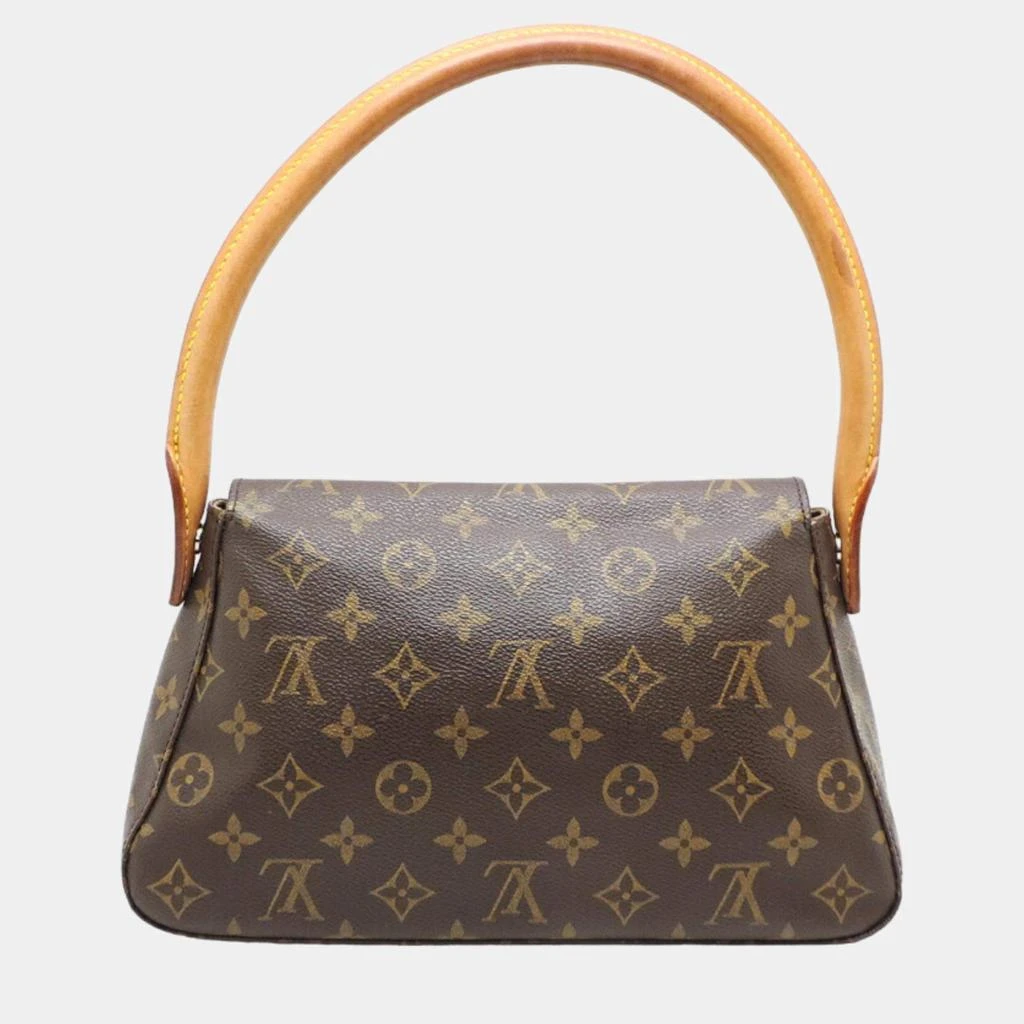 商品[二手商品] Louis Vuitton|Louis Vuitton Brown Canvas Monogram Mini Looping Shoulder Bag,价格¥9706,第2张图片详细描述