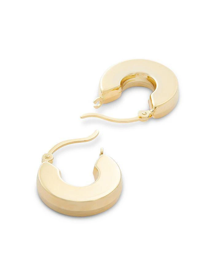 商品Bloomingdale's|Chunky Round Hoop Earrings in 14K Yellow Gold,价格¥1858,第4张图片详细描述