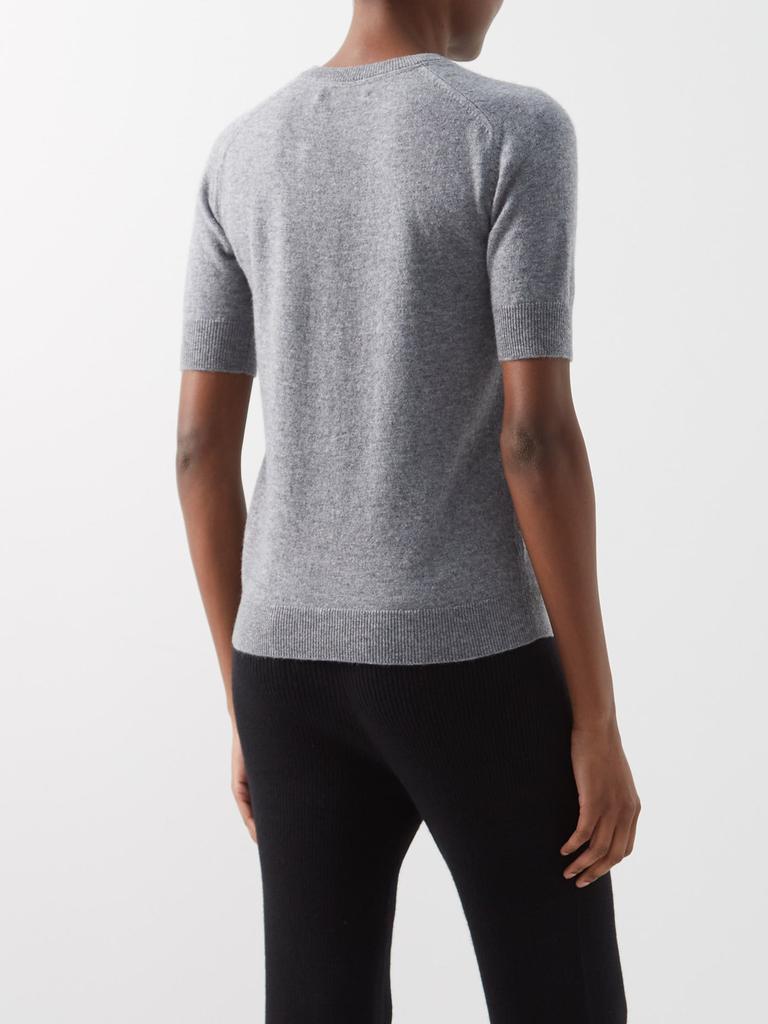 Kenza short-sleeved cashmere sweater商品第5张图片规格展示