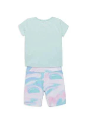 商品Calvin Klein|​Little Girl's 2-Piece Logo T-Shirt & Shorts Set,价格¥103,第2张图片详细描述