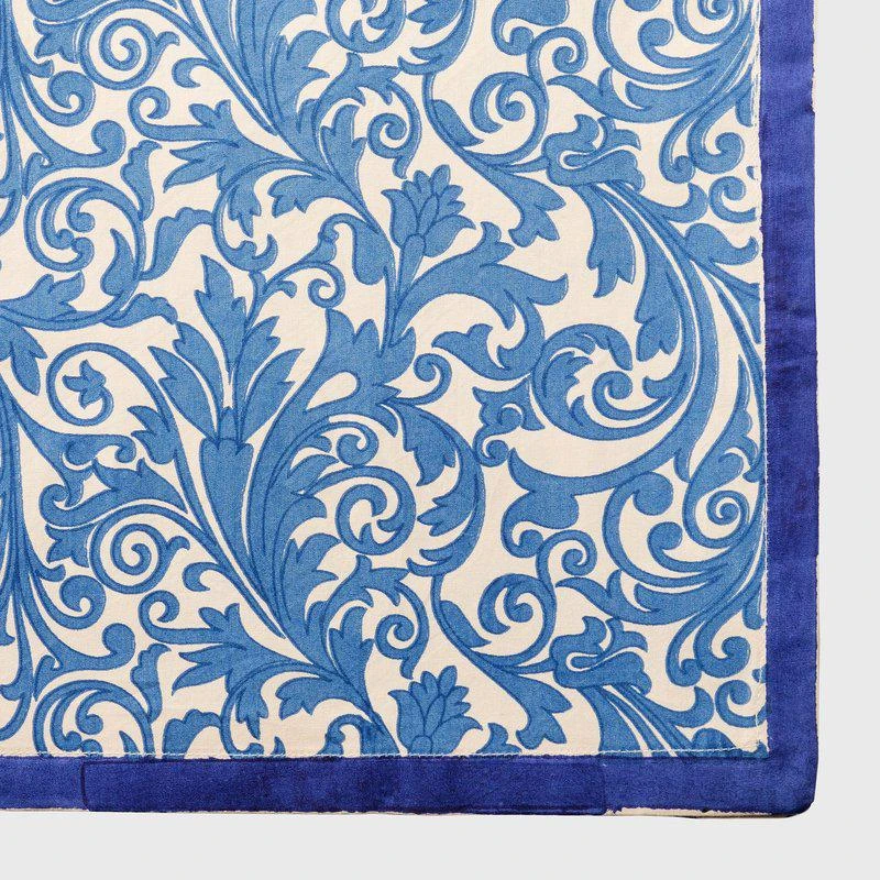 商品Joanna Buchanan|Damask Print Tablecloth, Blue,价格¥1269,第1张图片