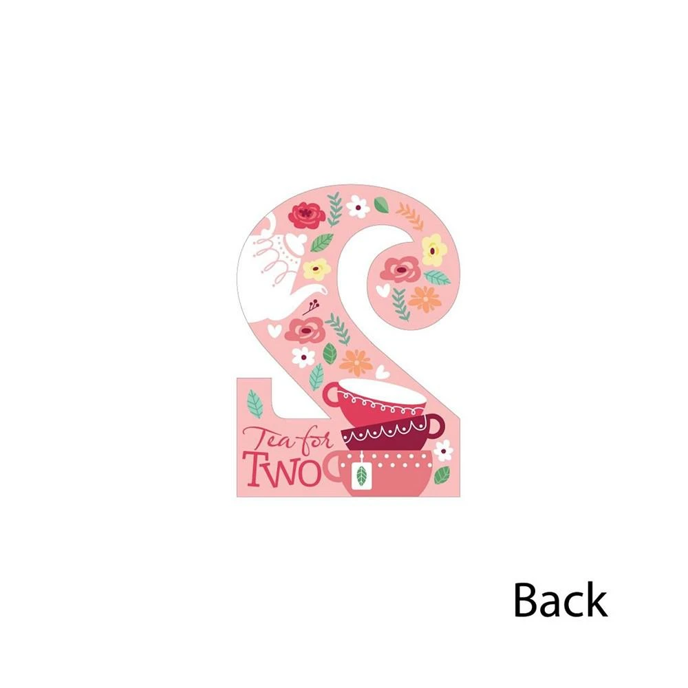 商品Big Dot of Happiness|2nd Birthday Tea for Two - Decorations DIY Birthday Party Essentials - 20 Ct,价格¥120,第2张图片详细描述