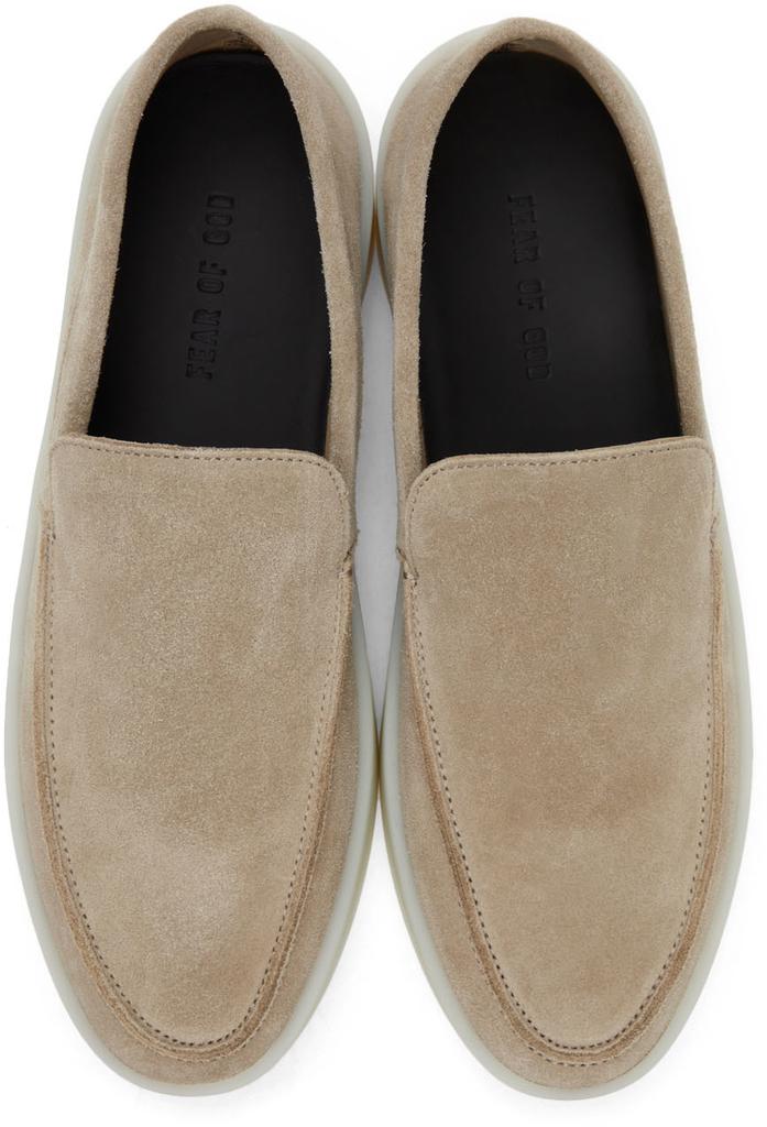 Beige Suede 'The Loafer' Loafers商品第5张图片规格展示
