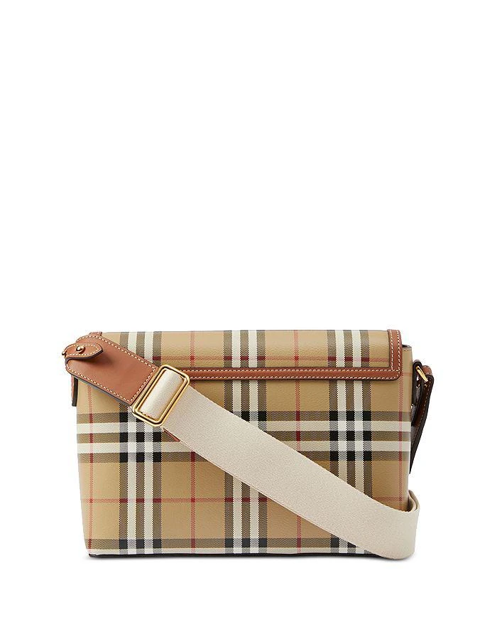 商品Burberry|Check & Leather Note Crossbody Bag,价格¥13443,第3张图片详细描述