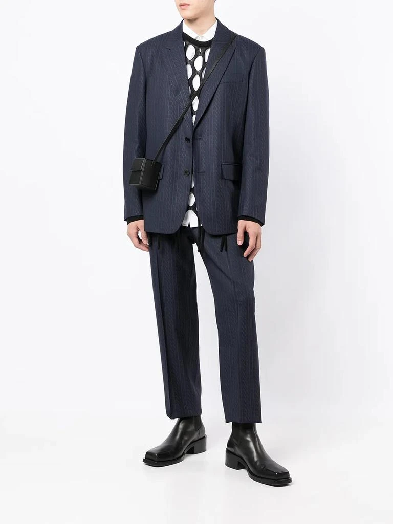 商品Valentino|Valentino Garavani Vltn-Print Single-Breasted Suit Jacket,价格¥7928,第2张图片详细描述