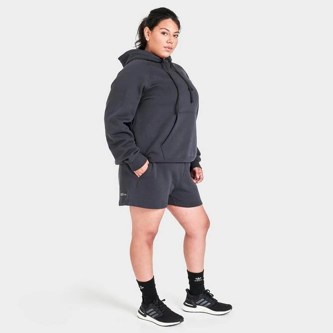 商品Adidas|Women's adidas New Sportswear Logo Fleece Shorts (Plus Size),价格¥112,第2张图片详细描述