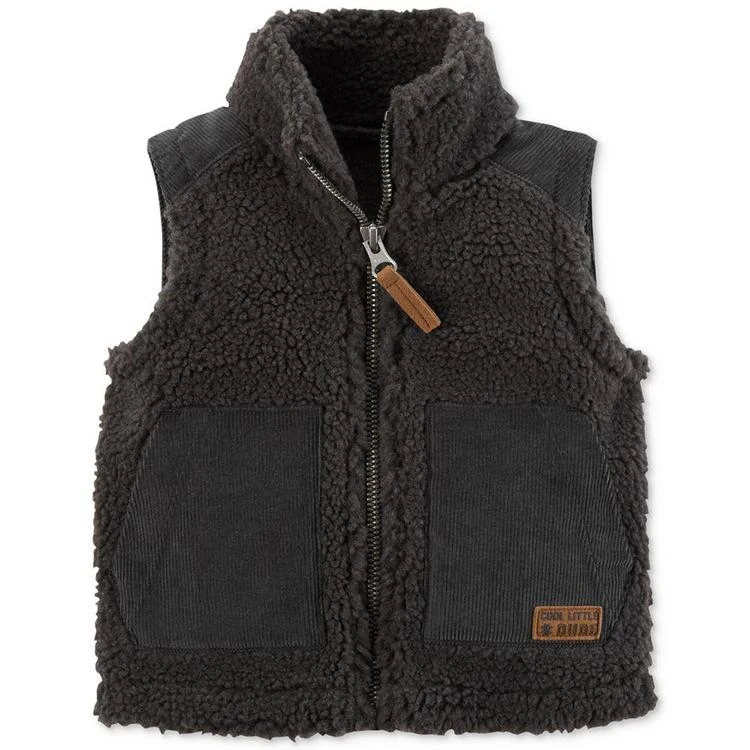 商品Carter's|Faux-Sherpa Vest, Baby Boys,价格¥57,第1张图片