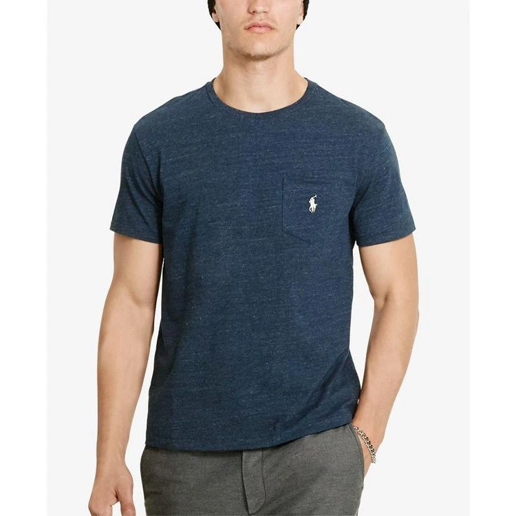 商品Ralph Lauren|Men's Cotton Jersey Pocket Crewneck T-Shirt,价格¥96,第4张图片详细描述