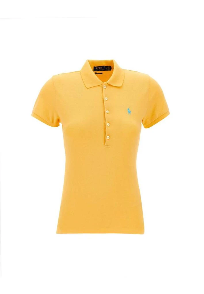 商品Ralph Lauren|POLO RALPH LAUREN "Shop" cotton polo shirt,价格¥1095,第1张图片