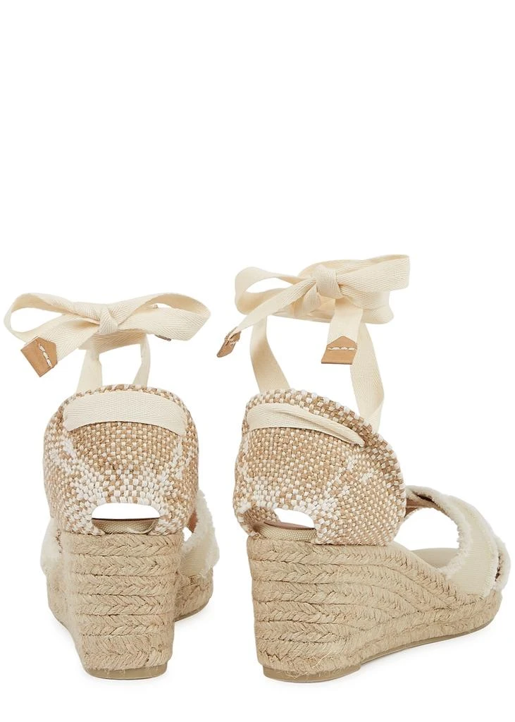 商品CASTAÑER|Bluma 60 ivory canvas wedge espadrilles,价格¥732,第3张图片详细描述