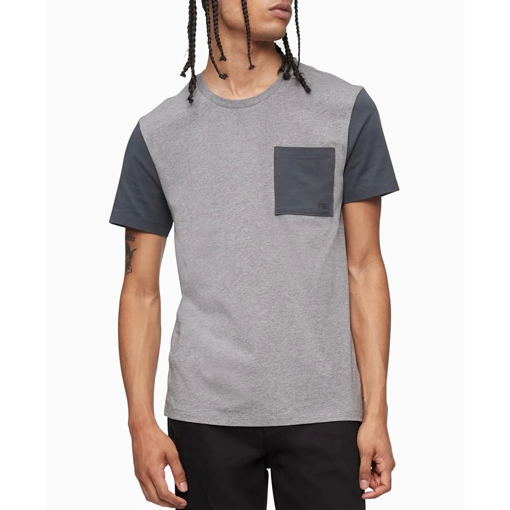 商品Calvin Klein|Men's Colorblocked Pocket T-Shirt,价格¥107,第1张图片