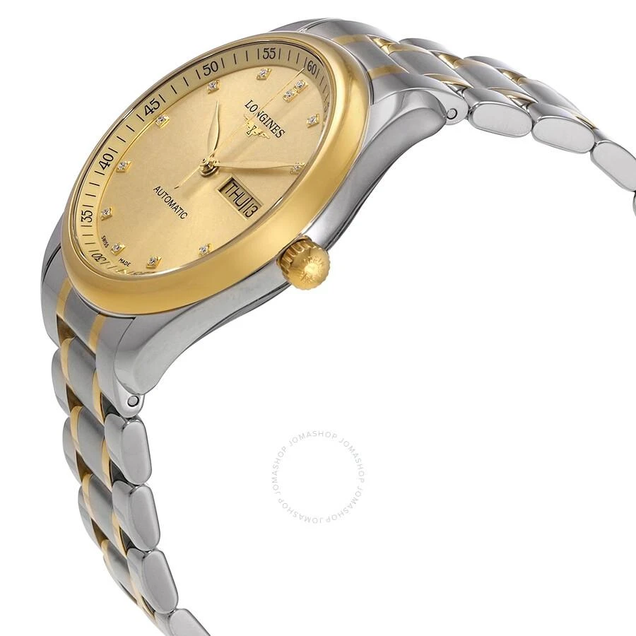商品Longines|Master Automatic Diamond Champagne Dial Men's Watch L2.755.5.37.7,价格¥17201,第2张图片详细描述