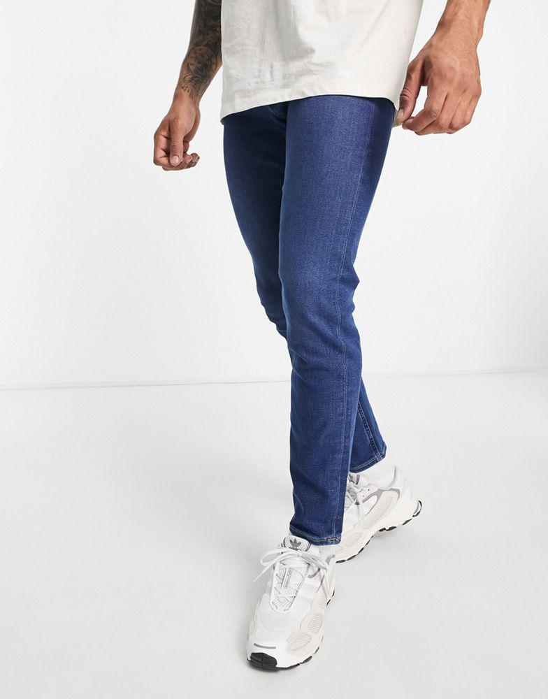 Lee Malone skinny fit jeans in mid wash商品第4张图片规格展示