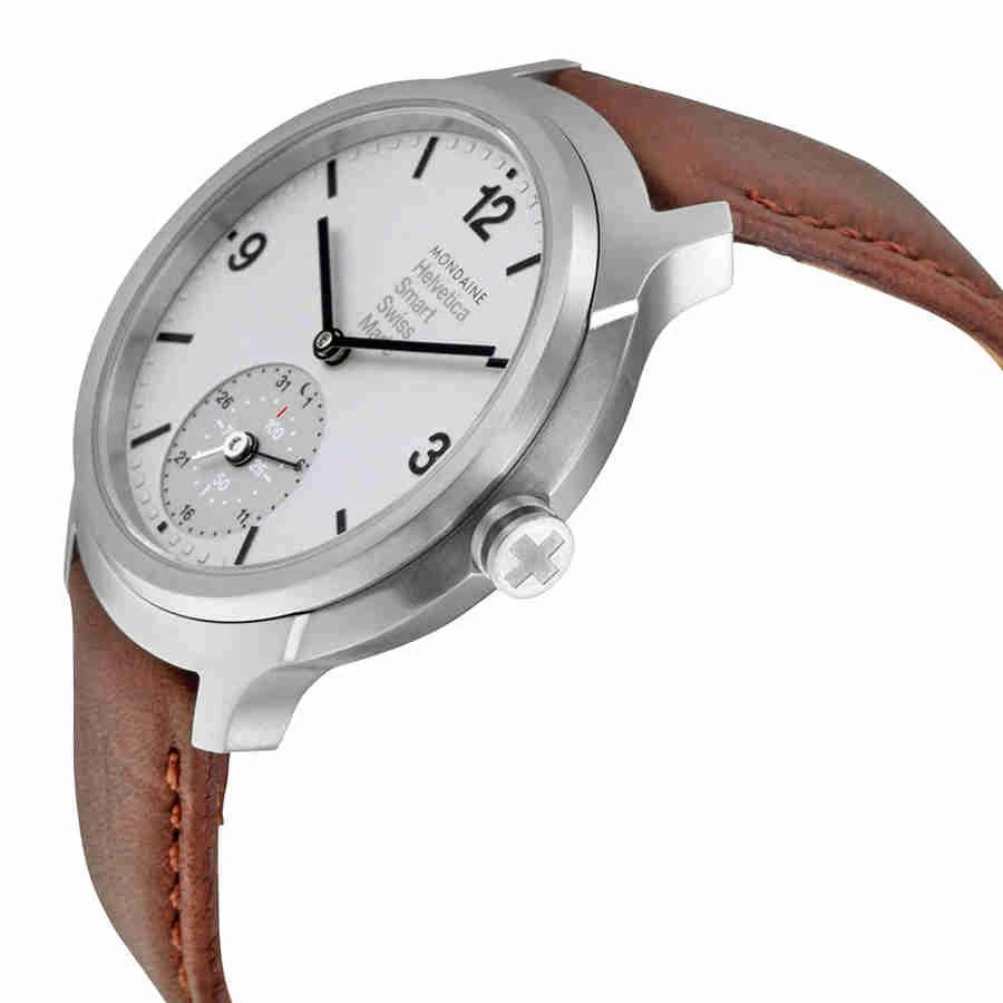 商品Mondaine|Helvetica No 1 Bold Smart Silver Dial Men's Watch MH1B2S80LG,价格¥1724,第2张图片详细描述