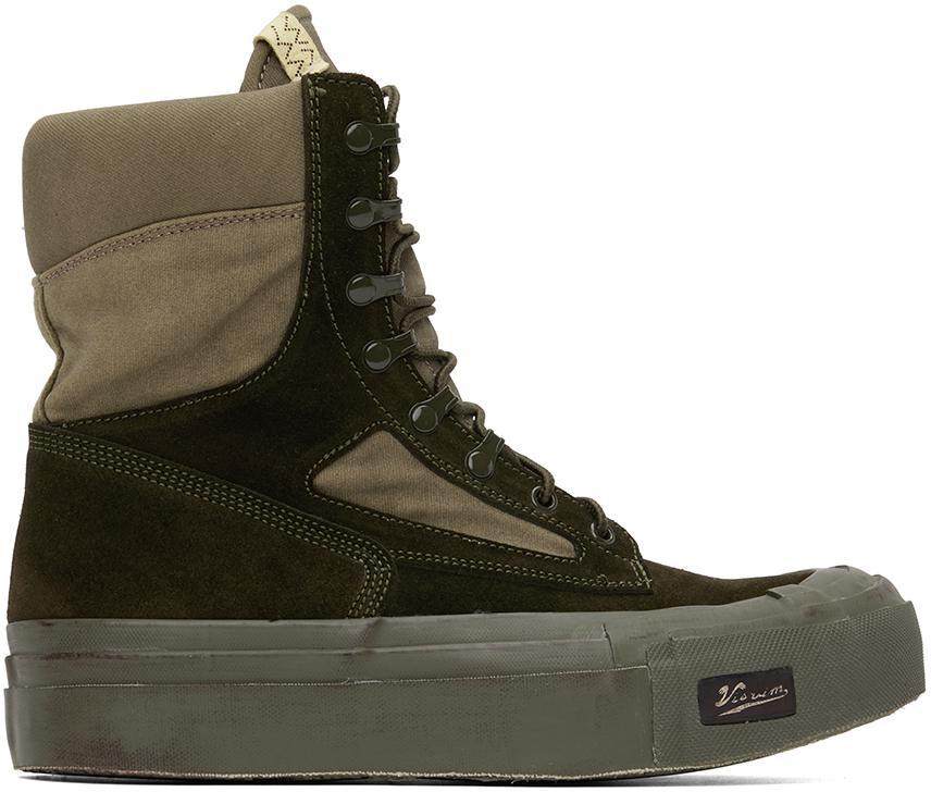 商品VisVim|Khaki Tesota 91-Folk Boots,价格¥9918,第1张图片