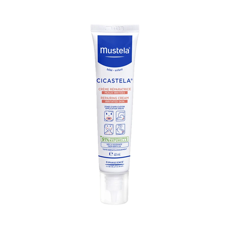 商品Mustela|Mustela妙思乐三重修护滋养霜40ml 滋润保湿面部身体护理,价格¥129,第1张图片