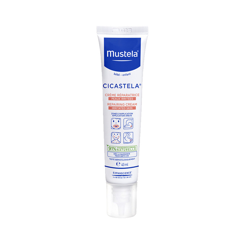 商品Mustela|Mustela妙思乐三重修护滋养霜40ml 滋润保湿面部身体护理,价格¥136,第1张图片