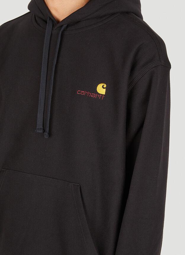 商品Carhartt WIP|American Script Hooded Sweatshirt in Black,价格¥459,第7张图片详细描述