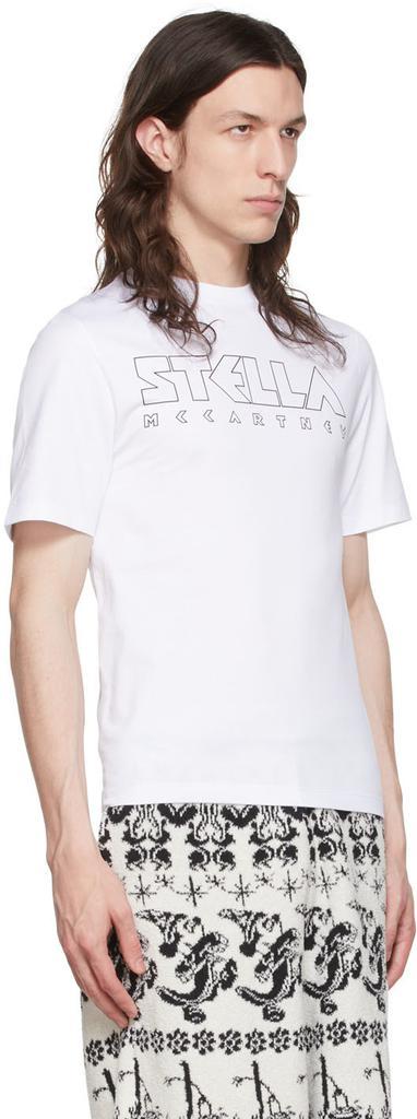 商品Stella McCartney|White Cotton T-Shirt,价格¥668,第4张图片详细描述