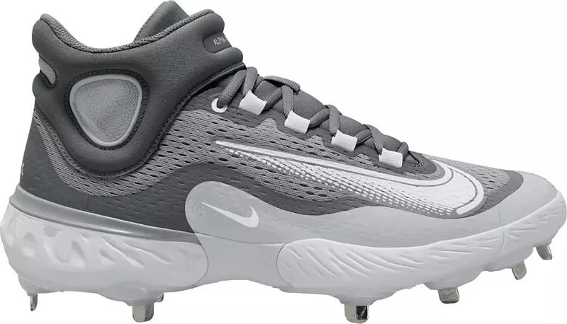 商品NIKE|Nike Men's Alpha Huarache Elite 4 Mid Metal Baseball Cleats,价格¥823,第1张图片详细描述