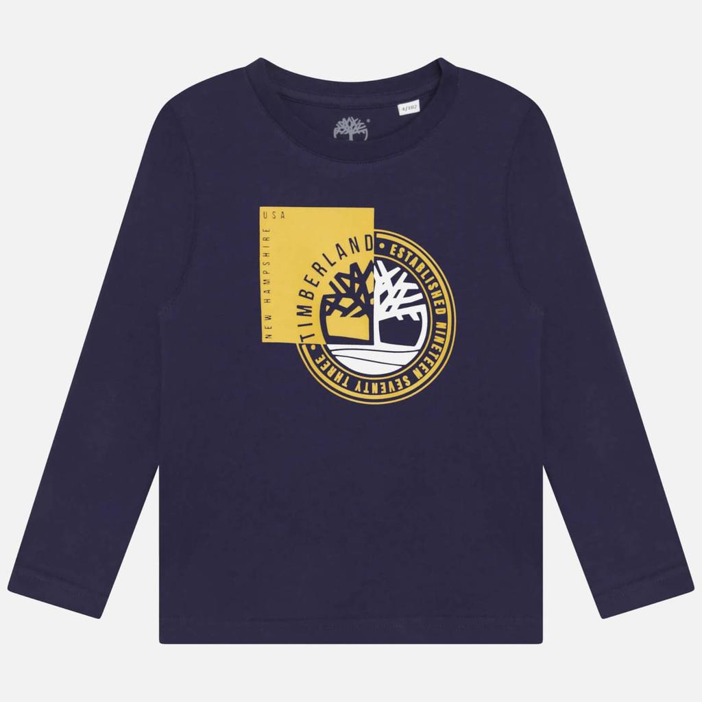 Timberland Kids Long-Sleeve Logo T-Shirt商品第1张图片规格展示