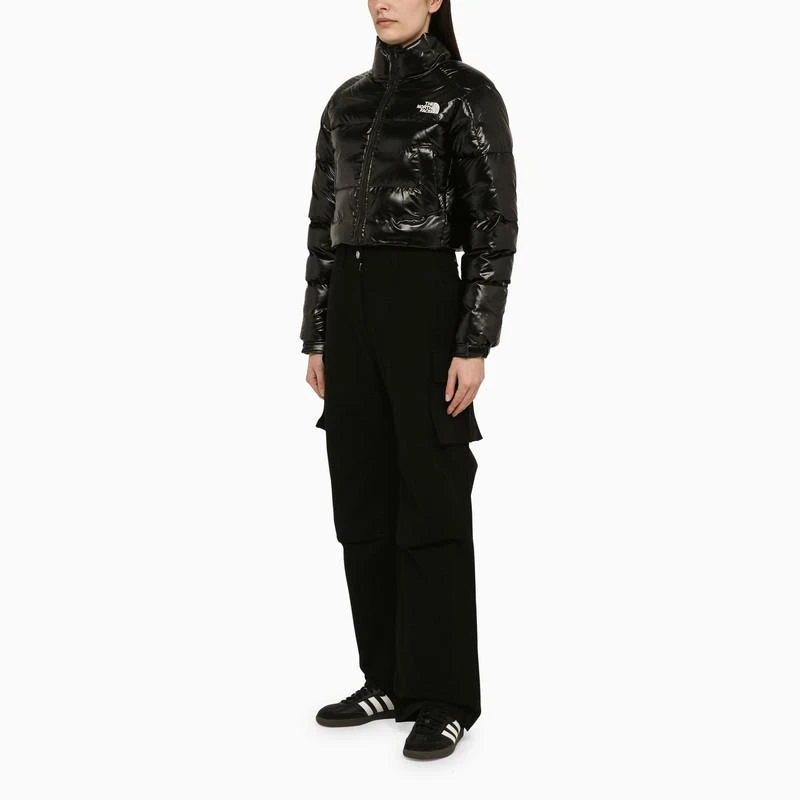 商品The North Face|Glossy black cropped nylon down jacket,价格¥2028,第2张图片详细描述