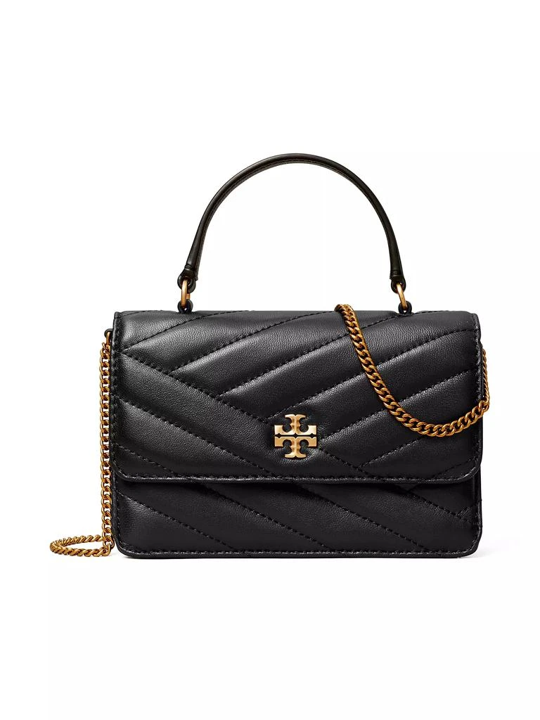 商品Tory Burch|Mini Kira Chevron Leather Top Handle Bag,价格¥2778,第1张图片