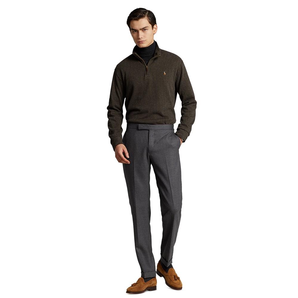 Men's Double-Knit Quarter-Zip Pullover商品第4张图片规格展示
