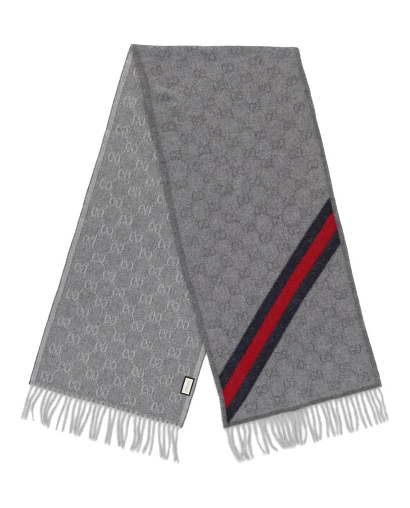 商品Gucci|女式 羊毛徽标围巾,价格¥1653,第2张图片详细描述