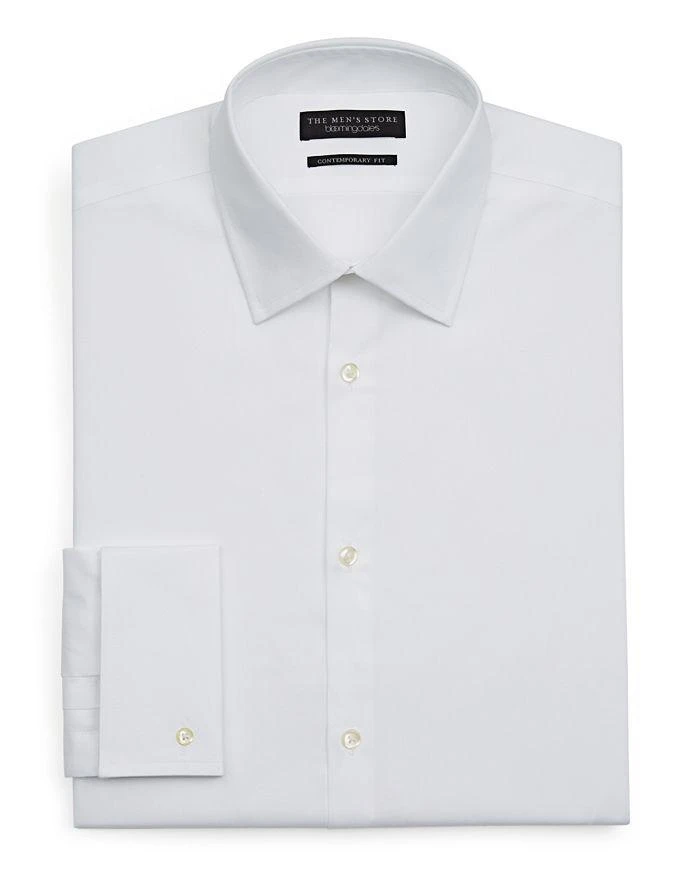 商品The Men's Store at Bloomingdale's|White Textured Dress Shirt - Regular Fit - 100% Exclusive,价格¥411,第1张图片