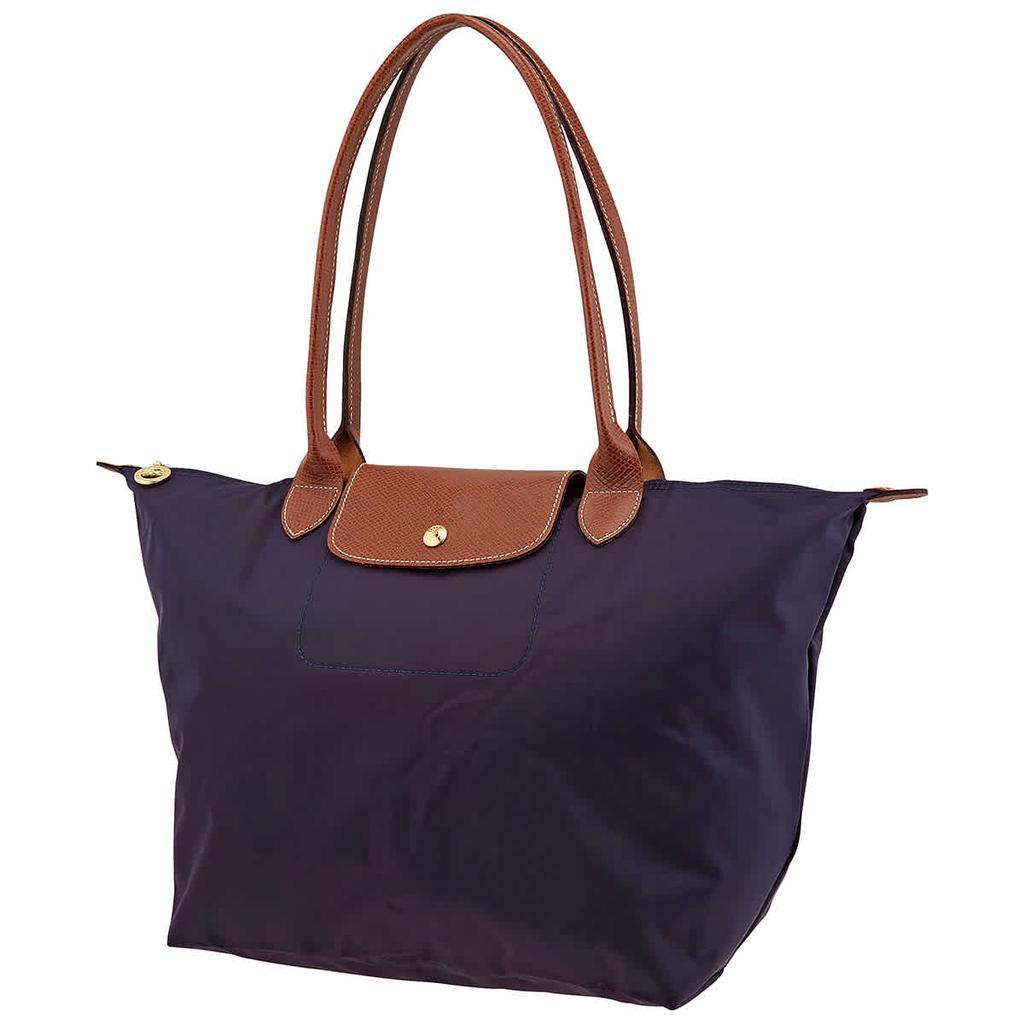 商品Longchamp|Longchamp Le Pliage Classic Nylon Ladies Shoulder Bag in Blueberry,价格¥828,第1张图片