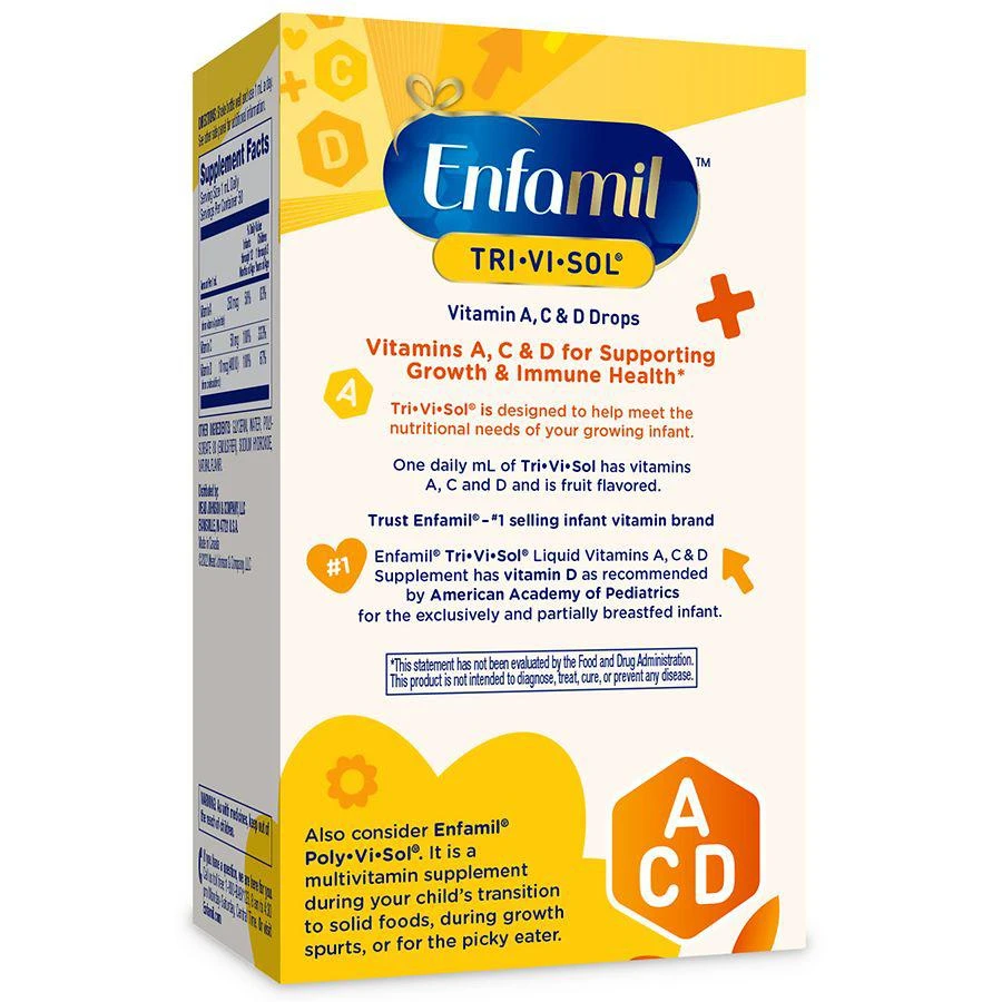商品Enfamil|Enfamil Tri-Vi-Sol 婴儿维生素A, C, D滴剂 50ml,价格¥87,第2张图片详细描述