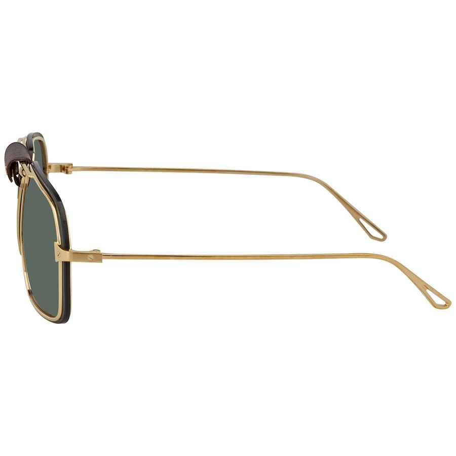商品Cartier|Santos de Cartier Green Navigator Men's Sunglasses CT0243S 002 62,价格¥4671,第3张图片详细描述