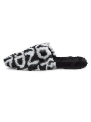 商品DKNY|Fara Faux Fur Logo Mules,价格¥111,第4张图片详细描述