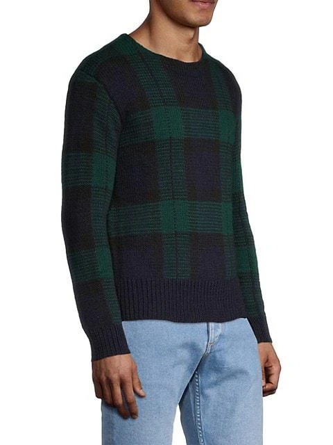 商品Ralph Lauren|Plaid Crewneck Pull-Over Sweater,价格¥2084,第4张图片详细描述