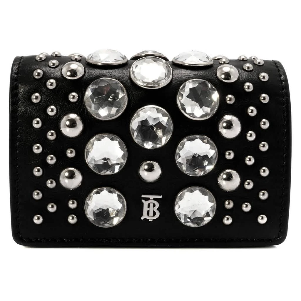 商品Burberry|Burberry Black Ladies Embellished Card Case with Detachable Strap,价格¥1575,第3张图片详细描述