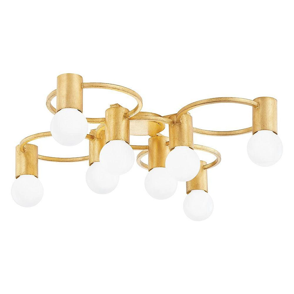 商品mitzi|Hope 8 Light Semi Flush Ceiling Light,价格¥3189,第1张图片