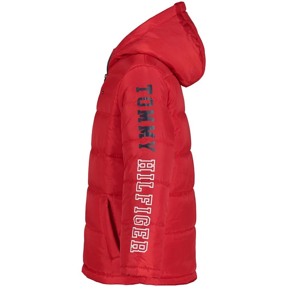 商品Tommy Hilfiger|Big Boys Logo Hem Puffer Coat,价格¥329,第3张图片详细描述