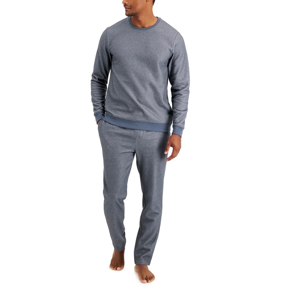 Men's Fleece Pajama Shirt, Created for Macy's商品第3张图片规格展示