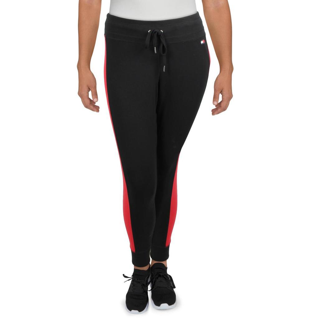 Tommy Hilfiger Sport Womens Plus Logo Striped High-Waist Pants商品第3张图片规格展示