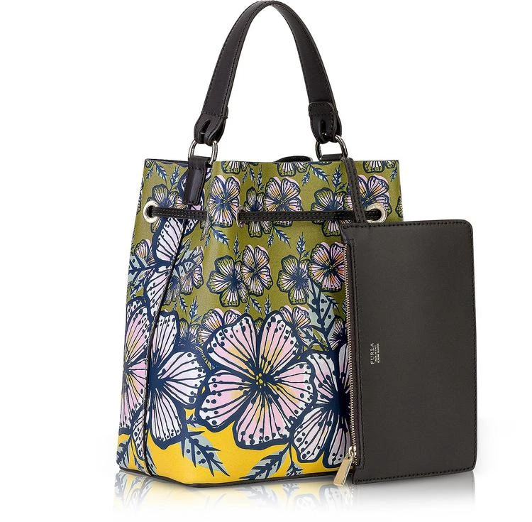 商品Furla|Brughiera Stacy皮革小号水桶包,价格¥2161,第2张图片详细描述