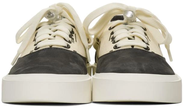 商品Fear of god|Black & Off-White Logo 101 Lace-Up Sneakers休闲鞋,价格¥3648,第2张图片详细描述