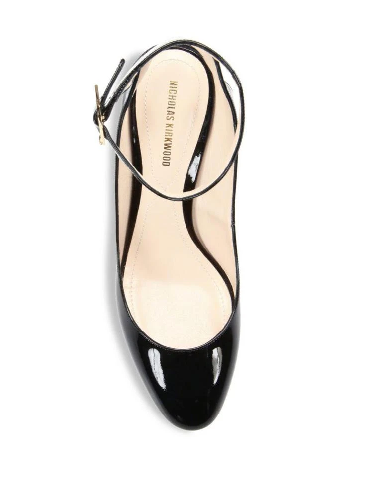 商品Nicholas Kirkwood|Lola Pearl Patent Leather Ankle Strap Pumps,价格¥2533,第4张图片详细描述